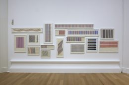 Installation view of the Studies as part of the Bridget Riley exhibition, Royal Scottish Academy © Bridget Riley